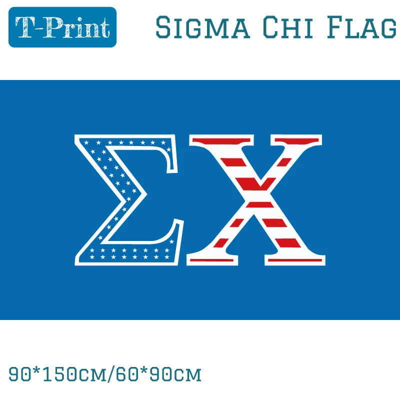 Sigma Chi US Style College Fraternity Official Licensed Flag 3ft*5ft Size 90*150cm 60*90cm For Office Home Flag.