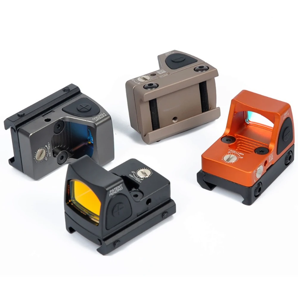 

Tactical RMR Adjustable Reflex Red Dot Sight 3.25 MOA Scope for Hunting Fit 20mm Picatinny Rail and Airsoft Pistol