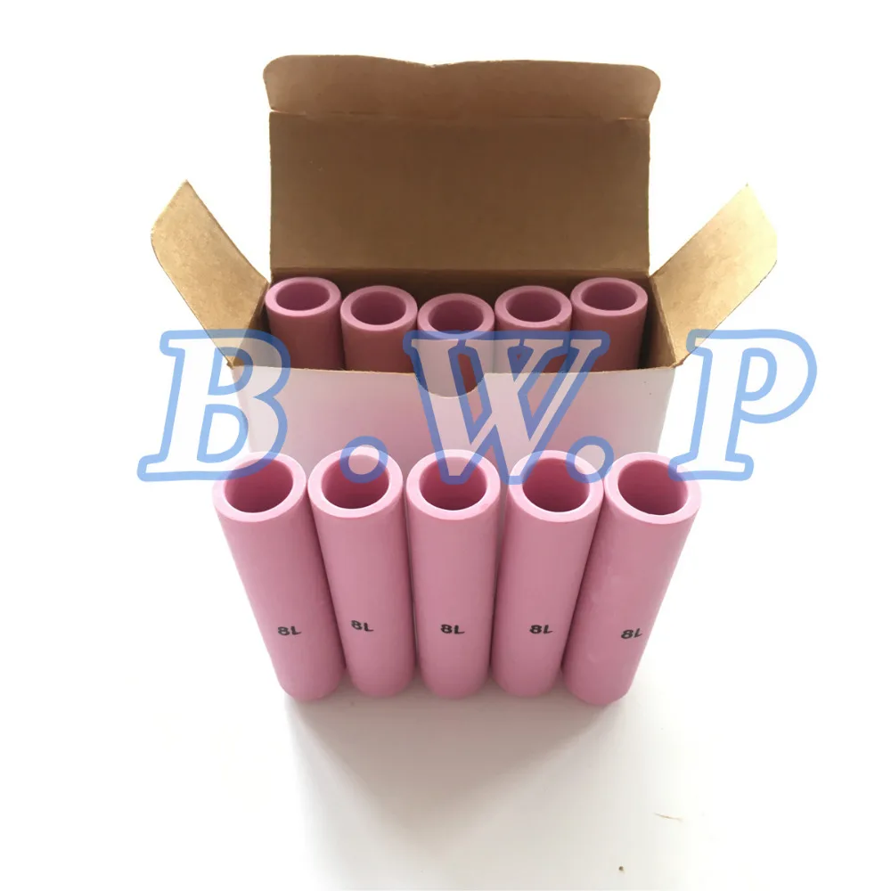 Big Size Long Nozzles TIG Ceramic Cups #8 10N46L Pack of 10Pcs Fit WP17 18 26 TIG Welding Torches