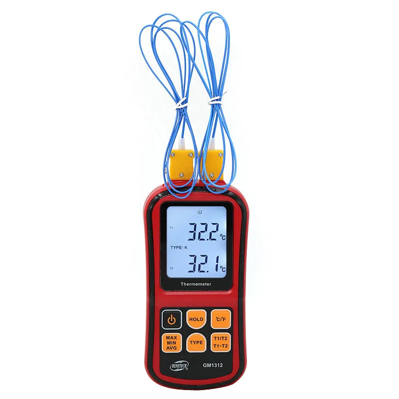 Contact thermometer, thermocouple thermometer, temperature gauge, electronic thermometer