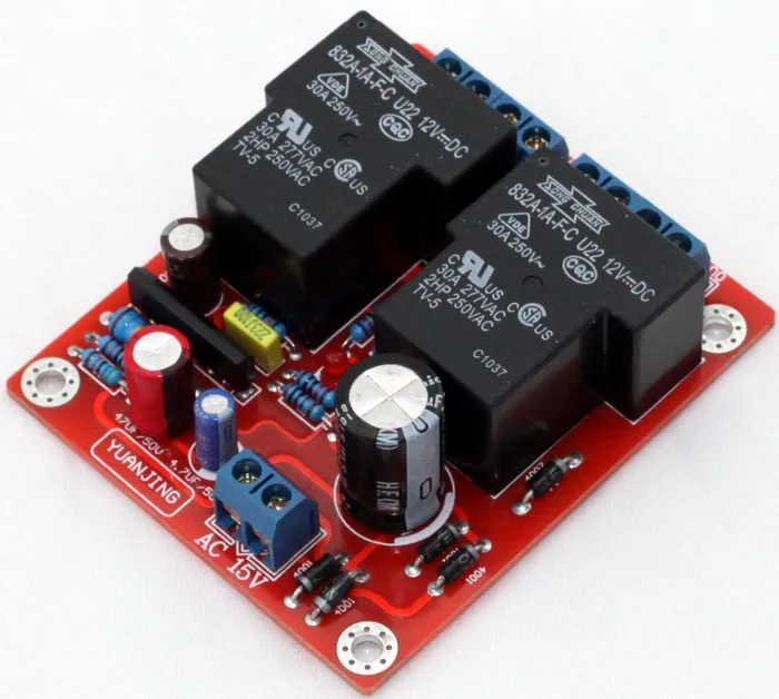 

AC12V or 15V ( 10W ) 30A speaker protection board