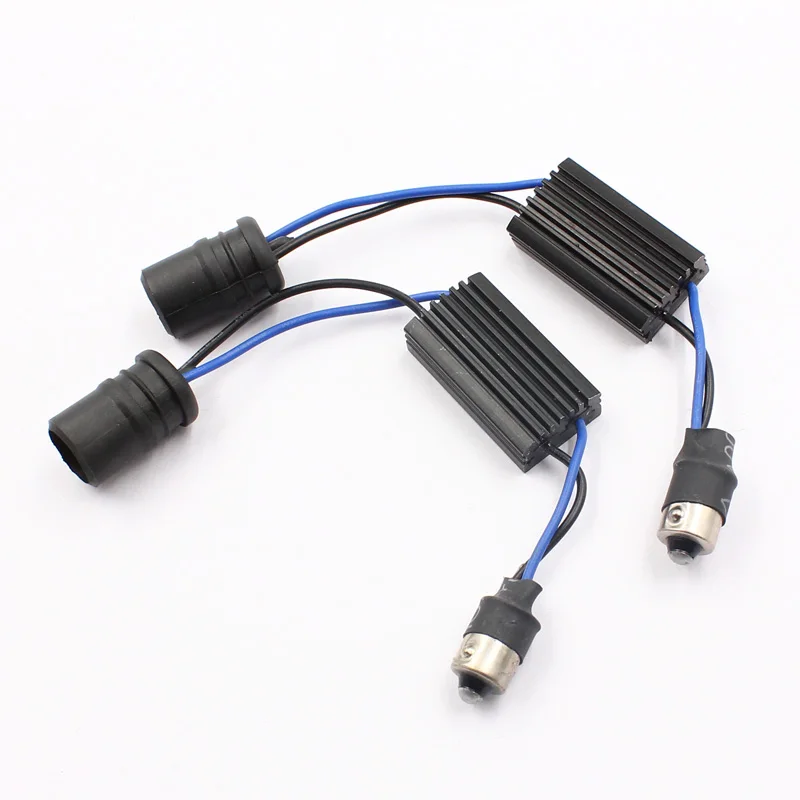 KE LI MI T10 BA9S LED Car Decoder Soft Socket 2 Styles Anti Flicker Error Canceller LED Lights for Vehicle