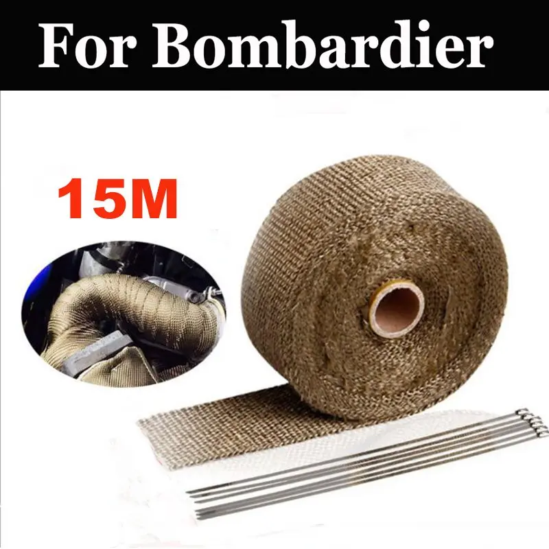 

Motorcycles Exhaust Header Pipe Heat Wrap Manifold For Bombardier Outlander Commander Renegade 1000 1000xt 800r X Mr Max 800r