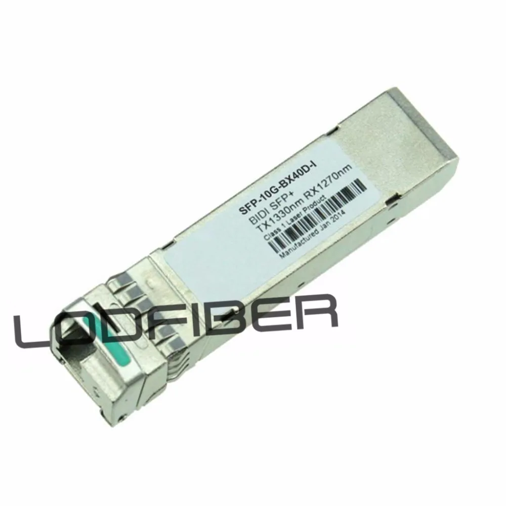 

Cisco SFP-10G-BX40D-I Compatible 10GBASE-BX40-D SFP+ 1330nm-TX/1270nm-RX 40km DOM Transceiver