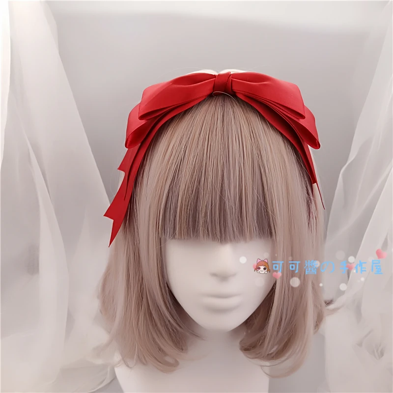 Basic simple lolita bow hair hoop KC Japanese sweet sweet heart hair hair tiara headband headwear