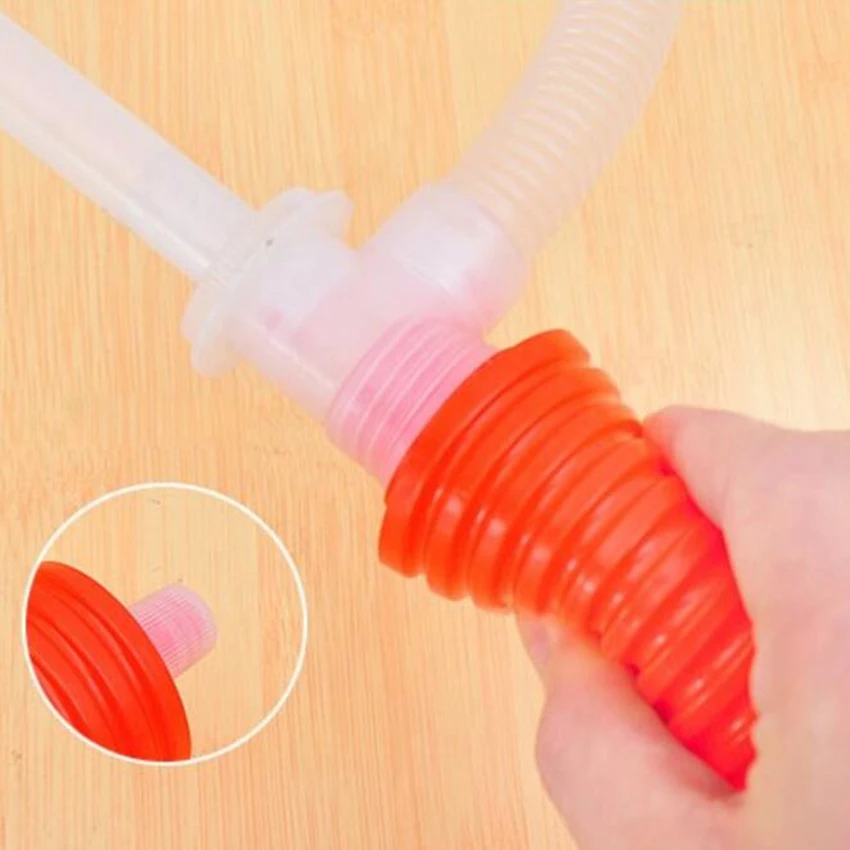 Hot sale Manual Hand Siphon Syphon Oil Water Petrol crude oil engine Fuel Liquid Transfer Pump Pipe 55cm