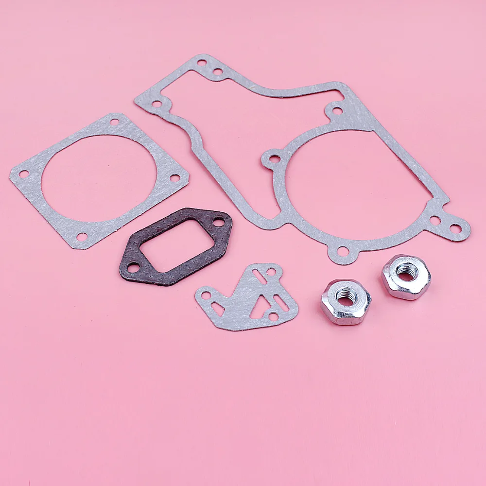Kit de tuerca de barra de junta de bomba de aceite, silenciador de cilindro de cárter para motosierra Stihl 038 MS380 MS381 MS 380 381, pieza de repuesto