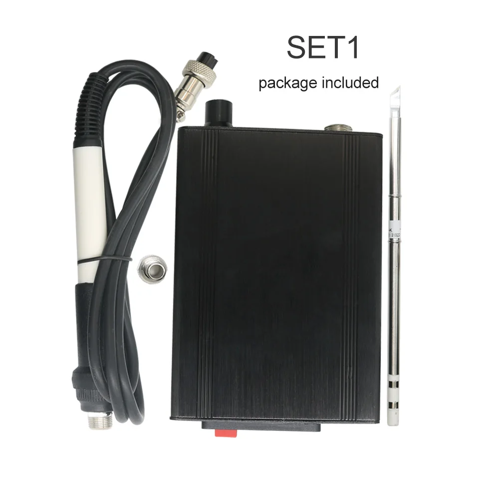 Stc t12 952 de solda stationoled ferro de solda eletrônico digital e 907 punho plástico ponta de ferro de solda sem cabo de alimentação