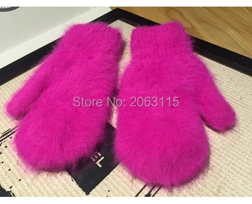 Mink cashmere gloves Men and women general Double layer thickening free shipping J056