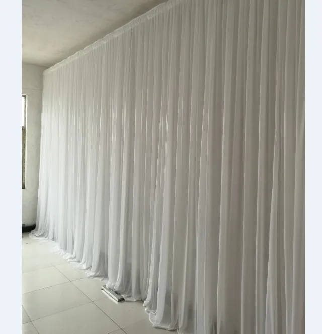 

Colorful wedding backdrop curtain event party decor customized wedding stage background silk drape decoration for stage