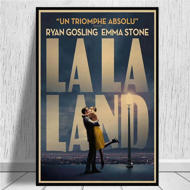 LA LA LAND Movie Kraft Poster Posters Wall Stickers Home Decoration Home Art Brand