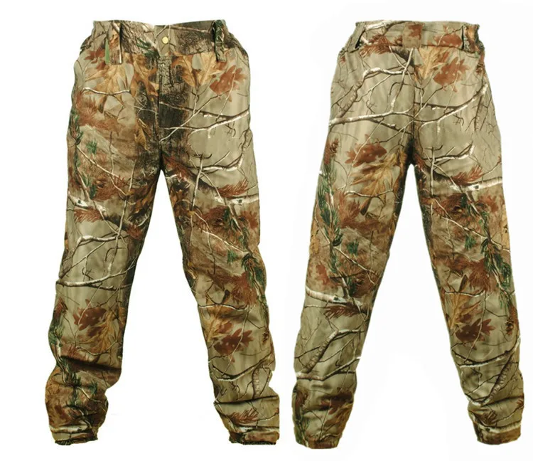 Outdoor Mens Waterproof Camouflage Hunting Clothes Tactical Ghillie Camouflage Suits Fishing Camping Training Suit Jacket Pants