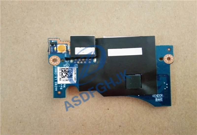 

Original NEW FOR DELL XPS 9350 USB CARD SLOT BOARD LS-C881P H2P6T 0H2P6T 100% Test ok