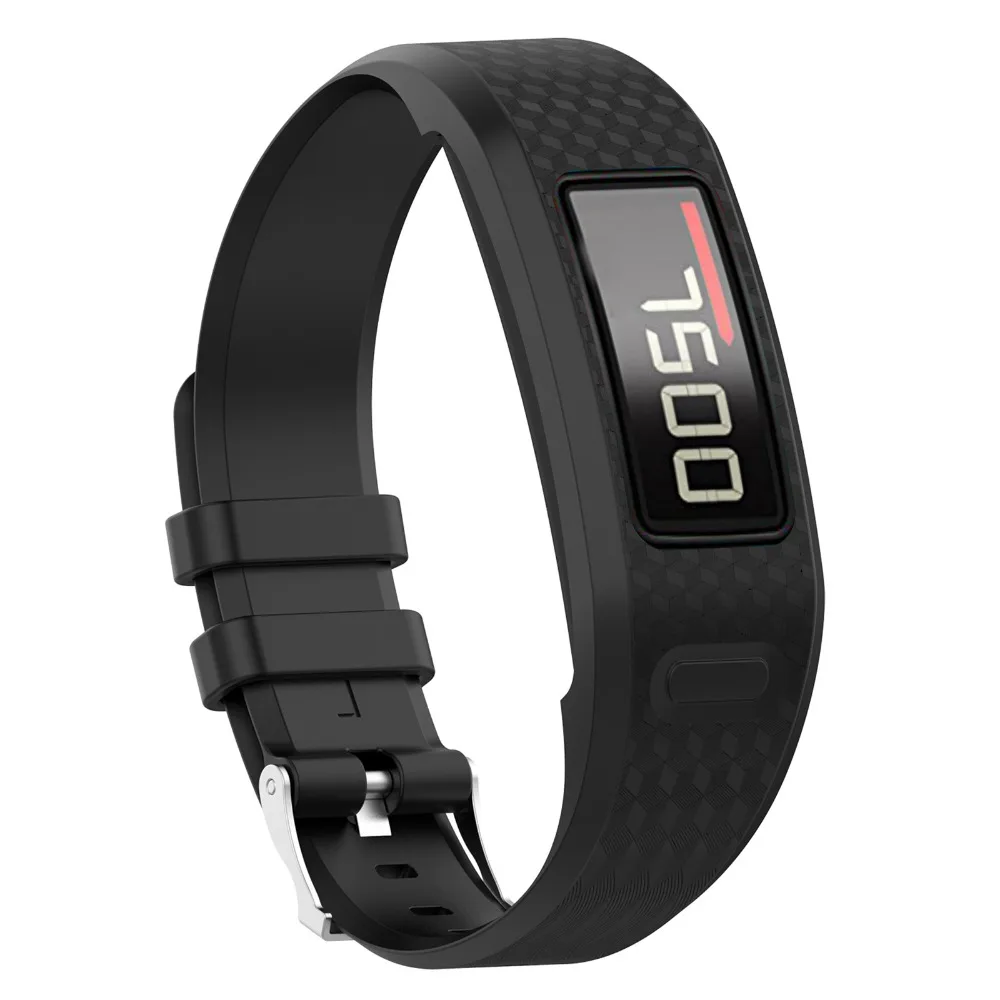 Masiken pulseira de silicone, para garmin vivofit 2 /1 fitness, monitorador de atividade, relógio, pulseira, cinto
