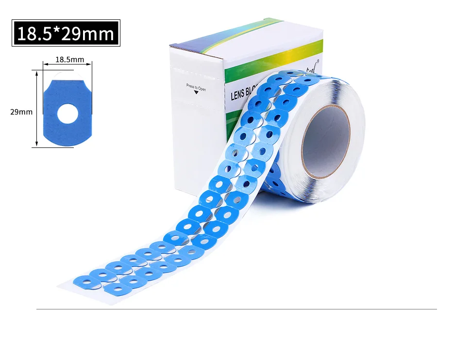 Linsenblockierpads 1000 Stück/Pads Brillen-Klebeband, optisches Klebeband mit hoher Viskosität für die Linsenbearbeitung – Detail 9