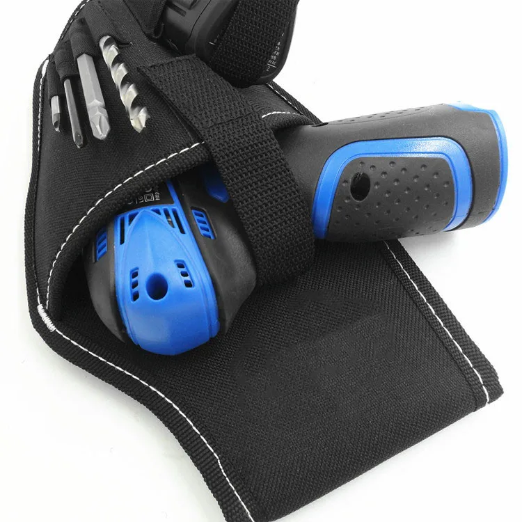 Vendita calda 600D Oxford borsa portautensili in tessuto trapano avvitatore a batteria elettrico borsa portautensili elettricista Toolkit