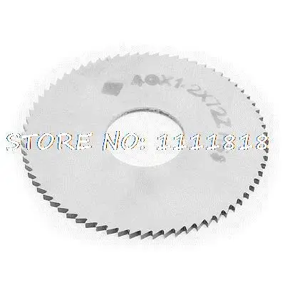 HSS 72T 40mm x 1.2mm x 13mm Circular Slitting Saw Blade Cutter