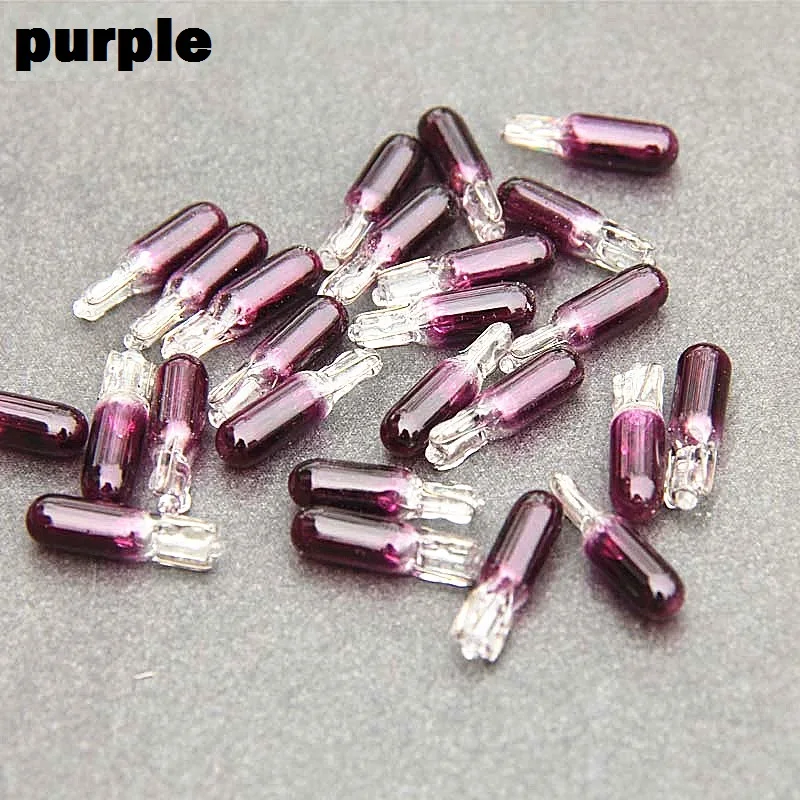 12V 1.2W 286 T5 Car white green purple amber yellow Bulb Car Wedge Dashboard light dashboard warning lights halogen lamp