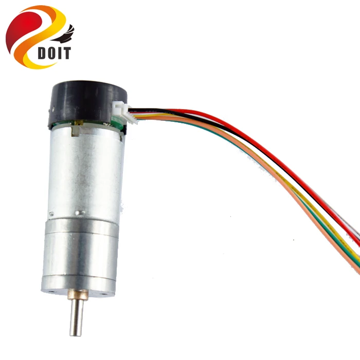 25 ミリメートル 9V DC 減速ギアモーターロボット用ホールセンサー DIY おもちゃの車タンクシャーシ開発キット速度測定