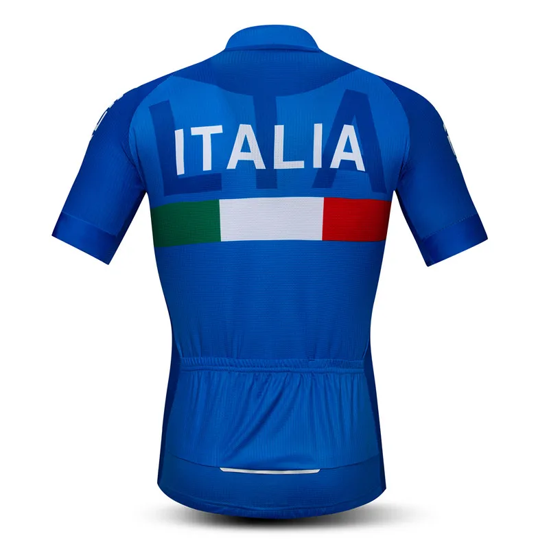 Tour De Italy Team Cycling Jersey Men Mountain Road Bike Jersey Summer Short Sleeve Racing Sport Bicycle Clothing Cycling Wear