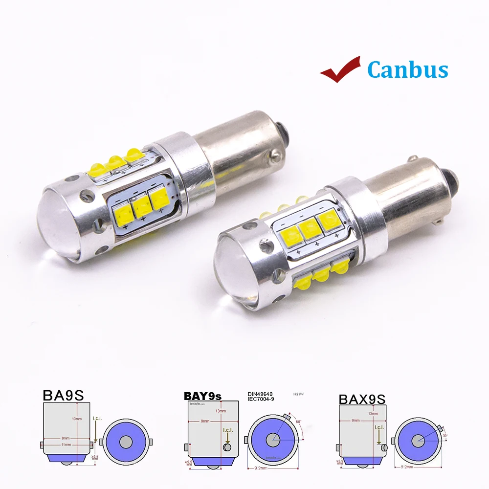 2Pcs BA9S BAX9S BYX…