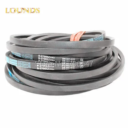Clássico Envolvido V-belt B2007li B2032li B2057li B2083li B2108li B2134li Indústria Borracha Preta b tipo Vee v Cinto