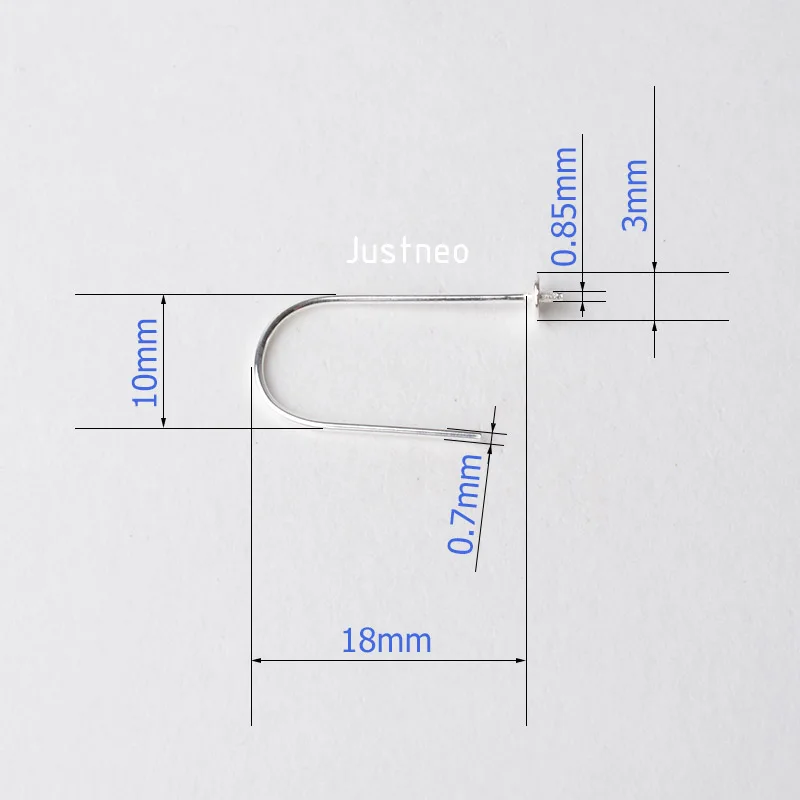 ear hook, solid 925 sterling silver earring wire hooks with Bead Caps, Jewelry DIY sterling silver earring findings components