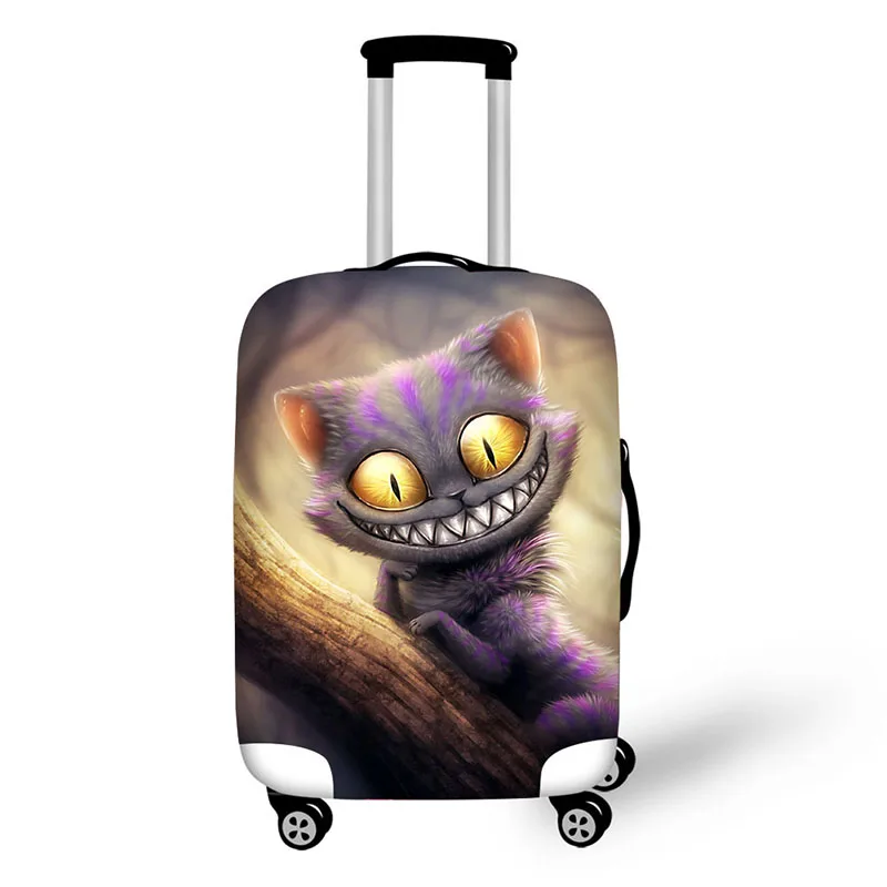 Case cover cases for suitcases monster protective cover Travel accessories 3D Anime Travel Cats Luggage zipper suit 18-30 Inch