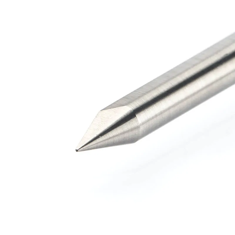 4 millimetri Gambo a fondo Piatto Sharp Macchina Per Incidere di CNC Strumento di Cono Sharp Router Bit Goffratura Intagliare Fresa