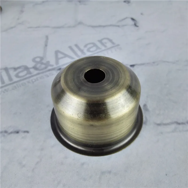 4 pieces/lot metal cup D45mm*H30mm 9 colors finish iron socket cover DIY lighting canopy base hat lamp holder covers