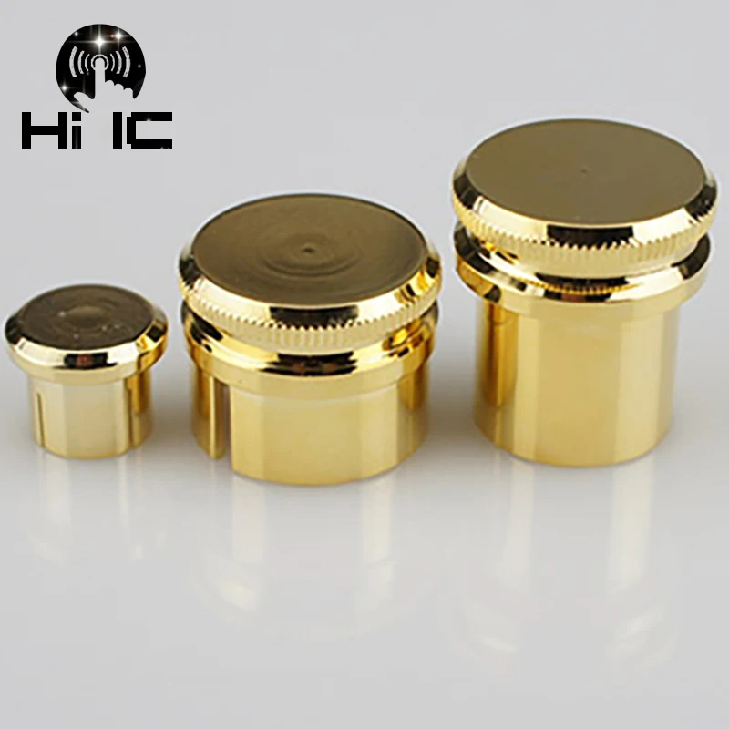 2pcs Protective Cover Gilded Covers Dust Cap Shielded Anti-oxidation for Noise Stopper RCA XLR Plug Female/Male Socket Connector