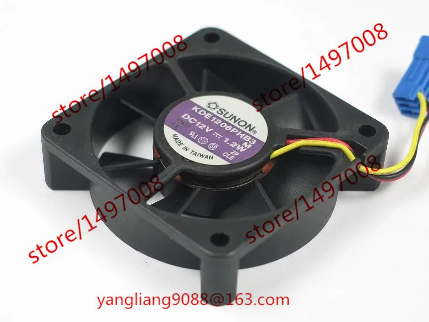 

SUNON KDE1206PHB3 M DC 12V 1.2W 60x60x15mm Server Cooling Fan