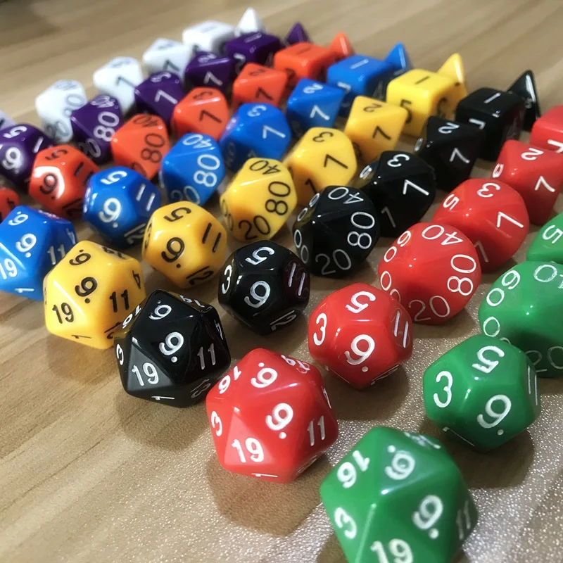 7 Pçs/lote Cortam o Jogo RPG Atacado Alta Qualidade Multi-sided Dice D4 D6 D8 D10 D10 D12 D20 Yernea