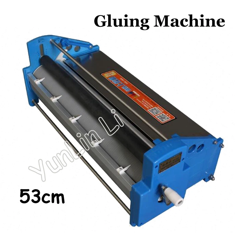 

Manual 53cm Glue Coating Machine Wallpaper Coater Wallpaper Paste Cementing Gumming Starching Gluing Machine