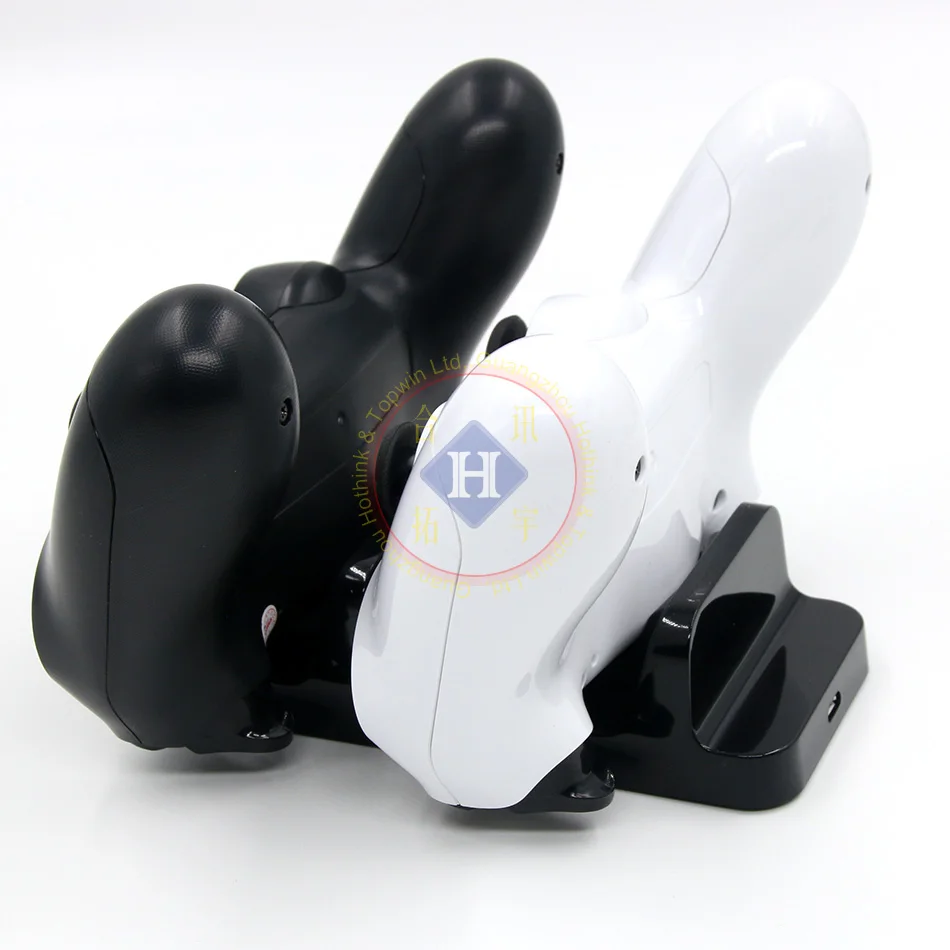 Двойная зарядная док-станция HOTHINK, зарядная док-станция USB, подставка для контроллера PS4 / PS4 Slim / PS4 Pro, аксессуары для геймпада dualshouck 4