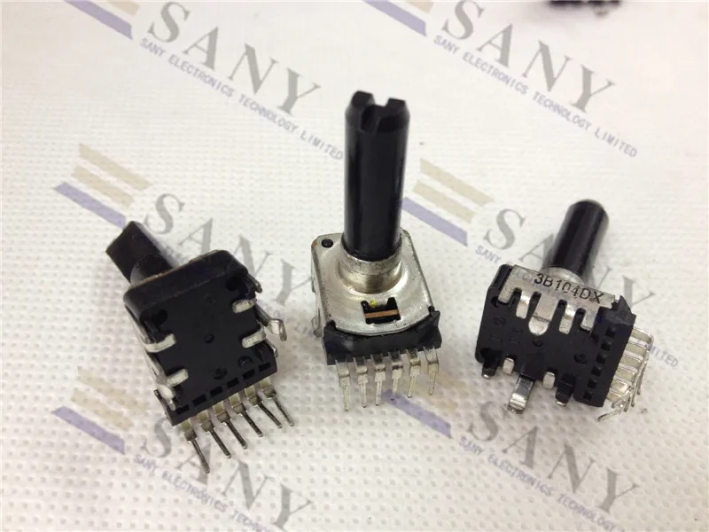 [LAN] 6 feet Original Japanese Empire NOBLE RK12-3B104 B100K with midpoint handle 25MM Potentiometer switch--10PCS/LOT