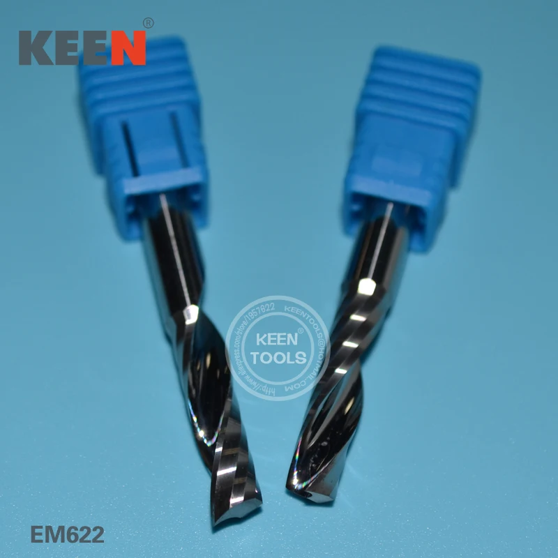 

EM6.22mm One Flute Aluminum Milling Cutter/CNC Milling Cutter Router Bits/One Flute Spiral Bit