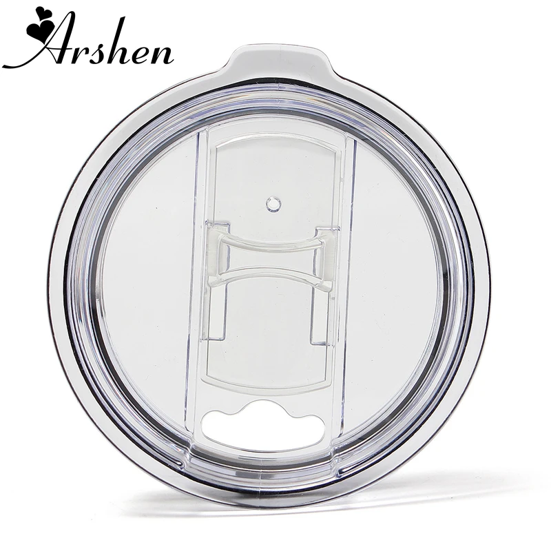 Arshen Practical Food Grade PP 30 Ounce Splash Spill Proof Clear Mug Lid Replacement Fit Vacuum Lid For YETI Rambler Tumbler Cup