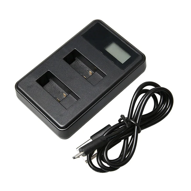 2Pcs Hero6 7 8 Hero 5 batterie + LCD Smart Display quantità di caricabatterie elettrico per GoPro Hero 7 5 6 Black Action Acceessories