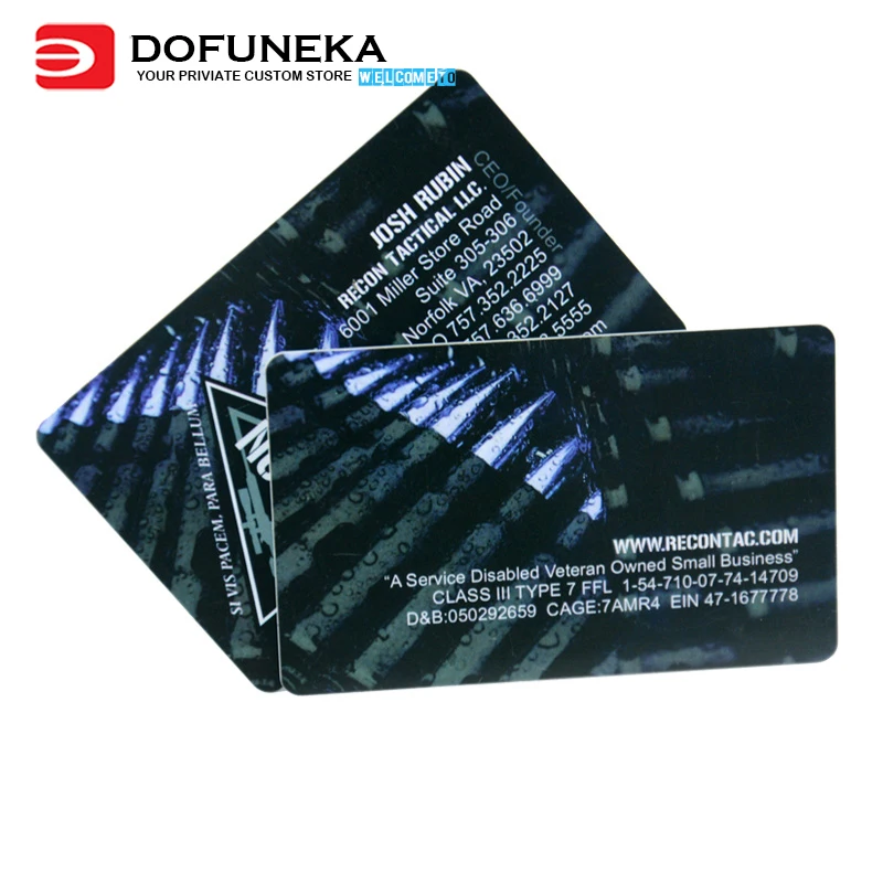 Customized full color printing direct factory price PVC business cards plastic card