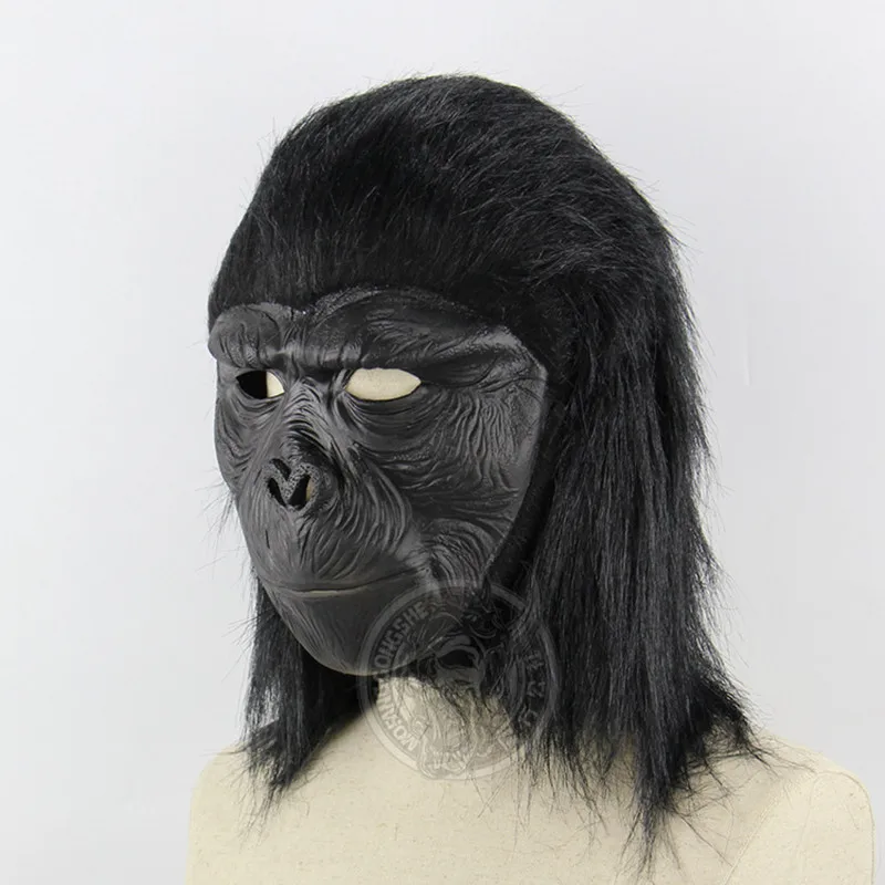1Pcs Animal Gorilla Mask Halloween Fancy Dress Party Cosplay Halloween Costume Supplies Halloween