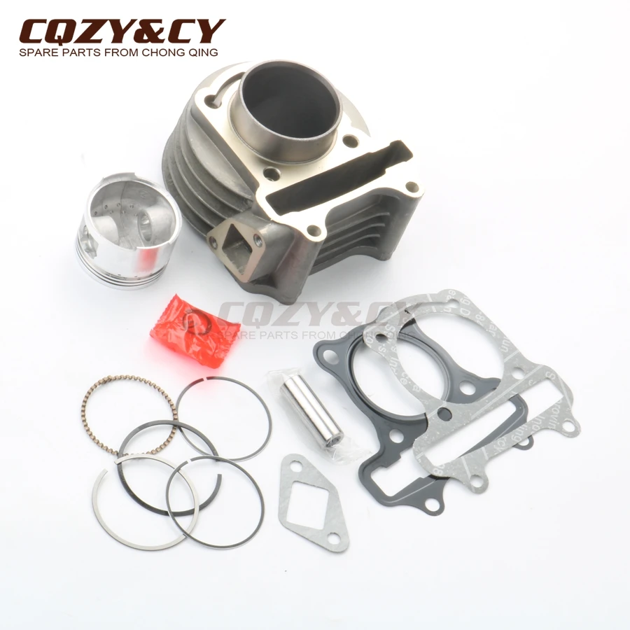 Scooter 47mm Big Bore Cylinder Kit & chain tensioner for Kymco Agility 50 Basic 50 DJ S Filly Super 8 Vitality 50cc 80cc 4T