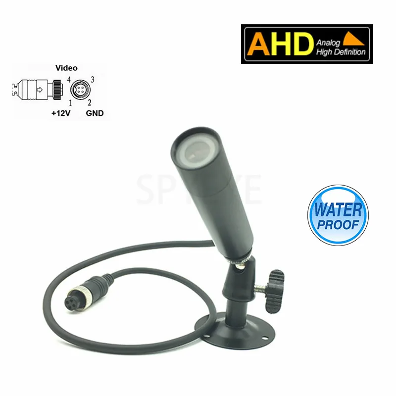 

Sony 323 Senor Low Lux 1080P 2,8 мм Мини цилиндрическая AHD-камера с авиационным интерфейсом наружная Водонепроницаемая камера безопасности для использования в автобусе и такси