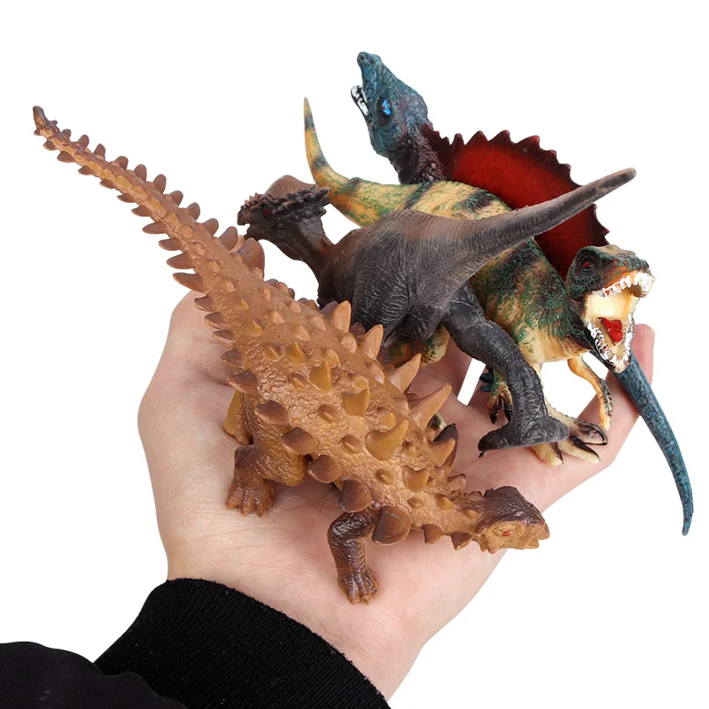 Oenux Savage Jurassic T-Rex Pteranodon Archaeopteryx Spinosaurus Dinosaur World PVC Action Figures Model Collection Kids Toy