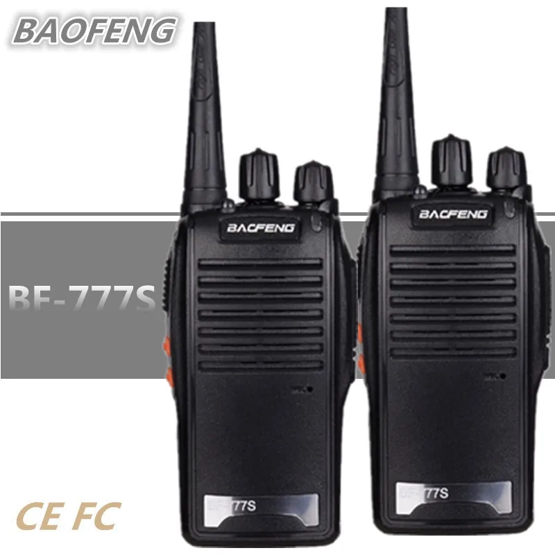 2PCS BAOFENG BF-777S Walkie Talkie UHF Radio 5W Portable CB Radio Baofeng PTT Talki Walki Radio Comunicador BF-888S BF888S BF-C1