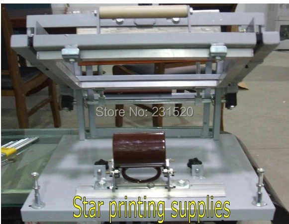 Manual Cylinderical Screen Printer Large Model for Pen, Mug , Bottle Printing + Mug Clamp Fixture