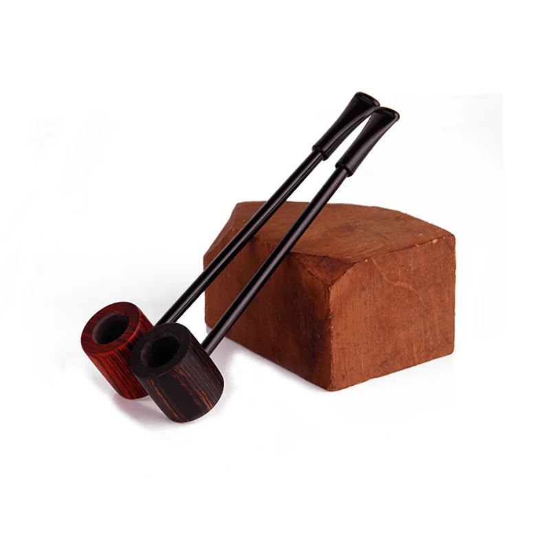 Ebony Wood Pipe Smoking Pipes Popeye Portable Creative Smoking Pipe Herb Tobacco Pipes Narguile Grinder Smoke Cigarette holder