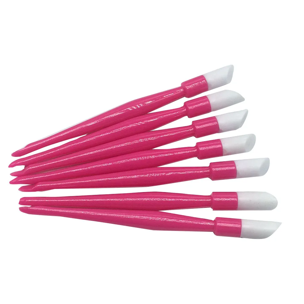 Easy Nail New! 5pcs Nail Cuticle pushers 2used  New color smooth stick,dead skin pushers clearner.wholesale price.