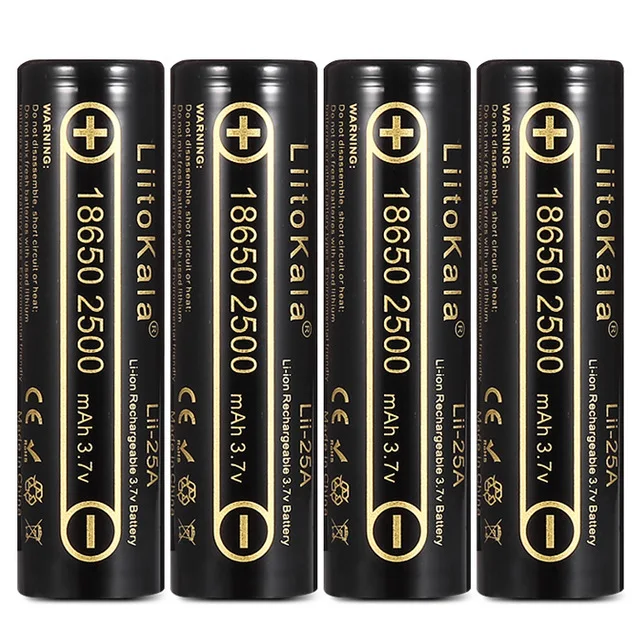 جديد 2 قطعة هونج كونج LiitoKala Lii-25A 3.6V 18650 2500mAh INR18650-25R بطارية ليثيوم أيون 20A 35A التفريغ ل السجائر الإلكترونية