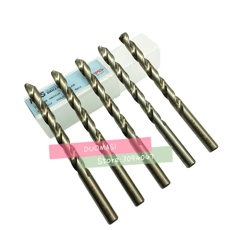 Made in Korea YG-1 D2101 2.0-7.0mm 10pcs/set HSS-C08% M42 Twist drill Processing: stainless steel. Alloy steel. Aluminum etc.